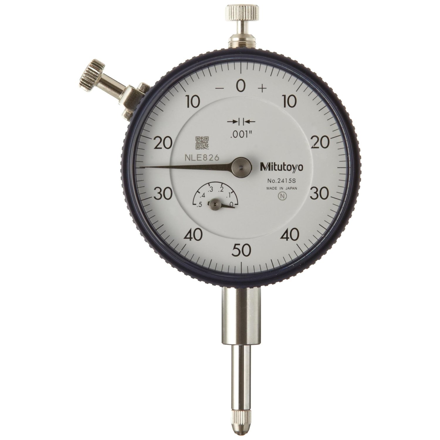 Mitutoyo 2415S Dial Indicator 0.4/0.001 - Click Image to Close